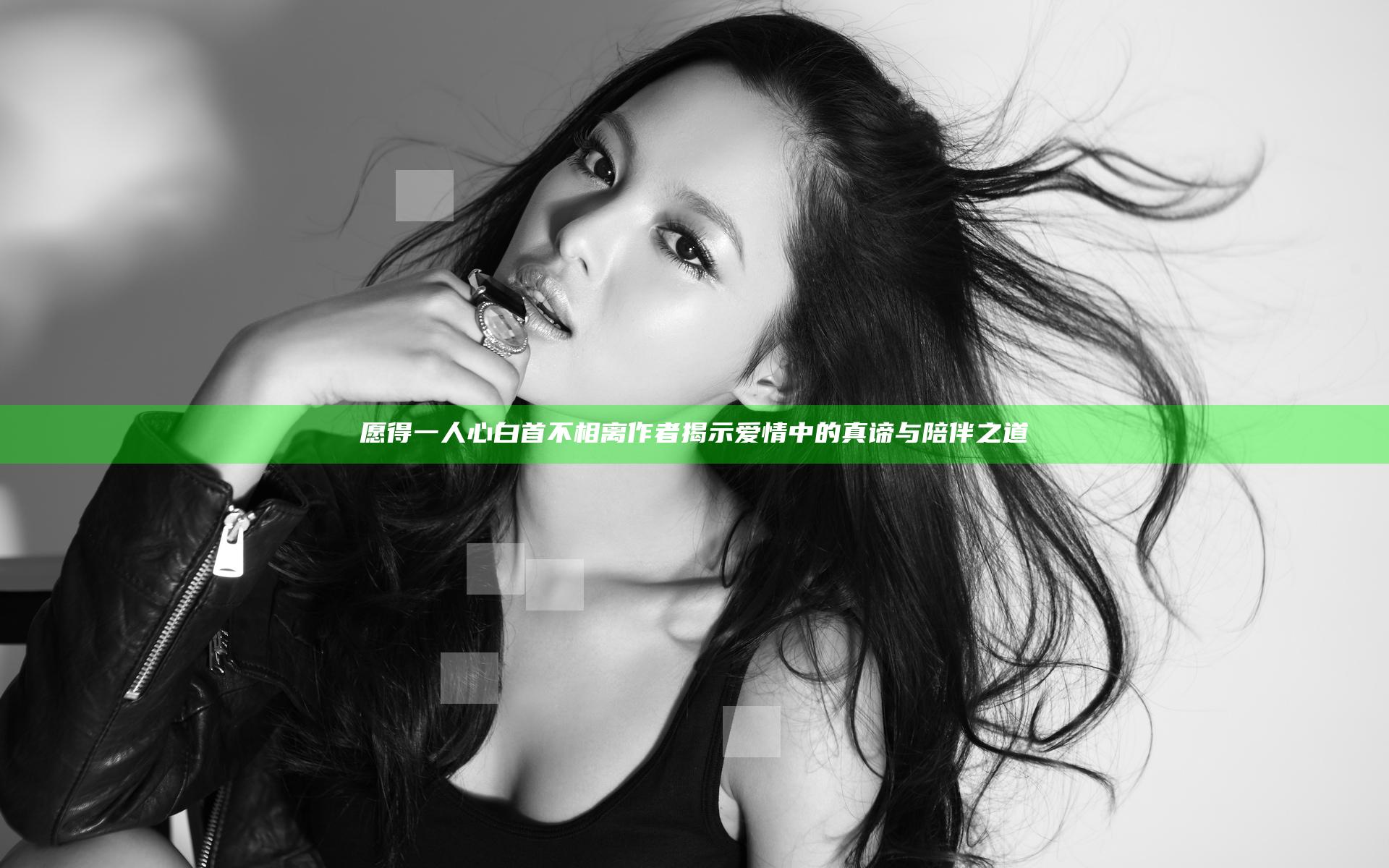愿得一人心 白首不相离作者揭示爱情中的真谛与陪伴之道