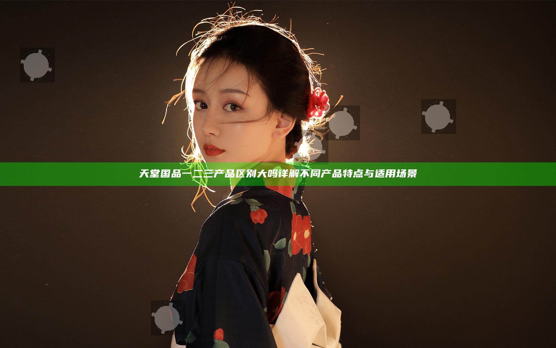 天堂国品一二三产品区别大吗 详解不同产品特点与适用场景