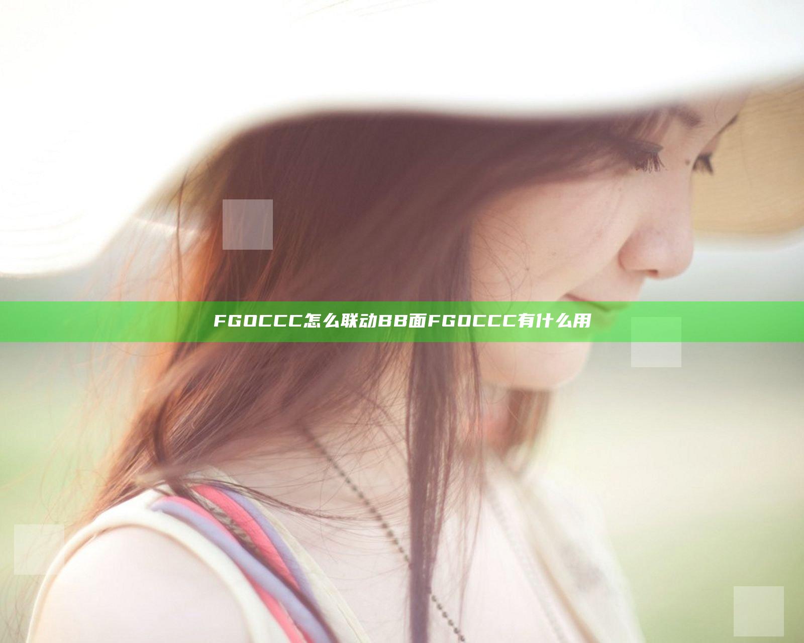 FGOCCC怎么联动BB面 FGOCCC有什么用